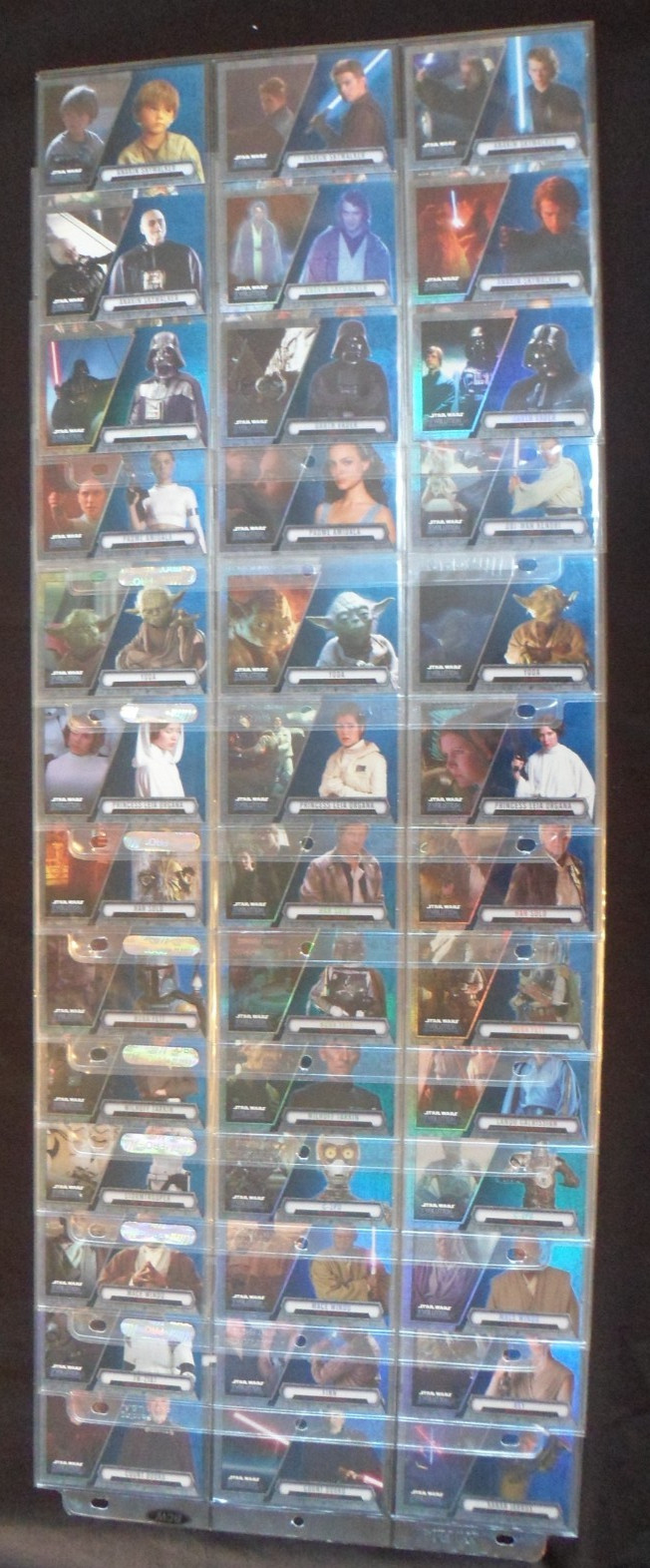 2016 Star Wars Evolution (Topps) BLUE FOIL PARALLEL Base Set (1-100) Case Fresh