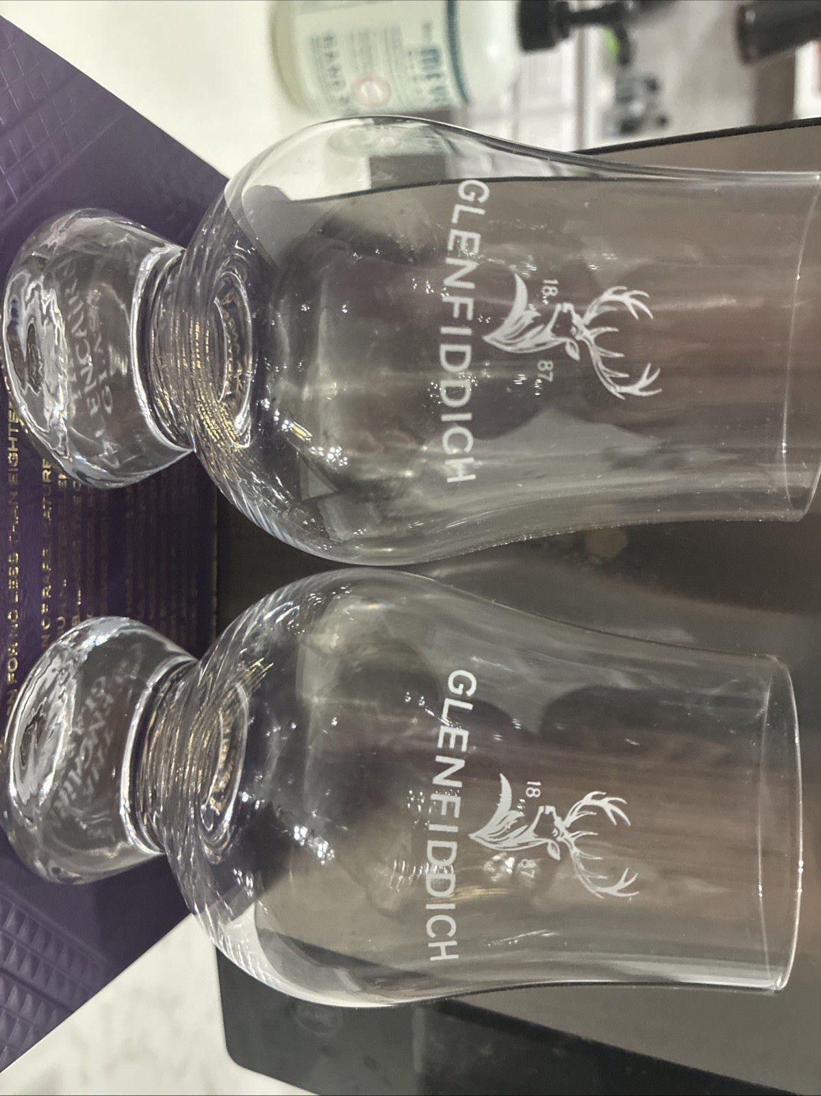 GLENCAIRN Glenfiddich Premium Scotch Tasting Glasses, Pair (2 Glasses)
