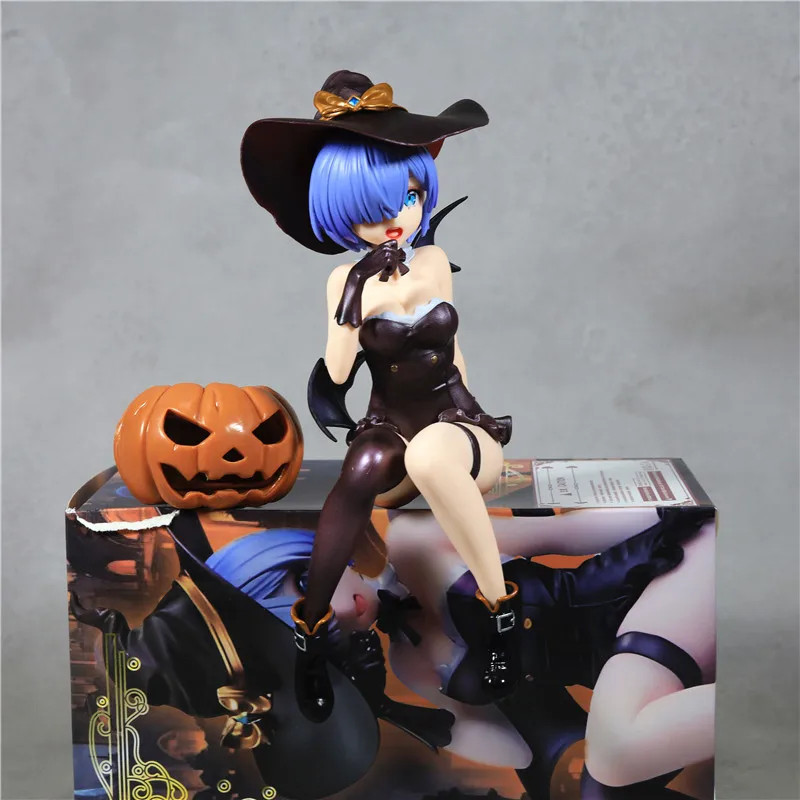 Re:Zero Rem Halloween Enchantress PVC Figure 18cm Anime Collectible Toy For Kids
