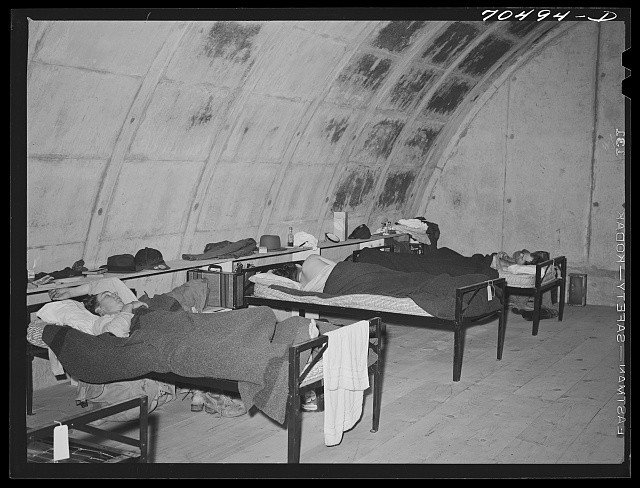 Hermiston Oregon 1941 Umatilla Ordnance Depot Igloo Housing Workmen Sleeping
