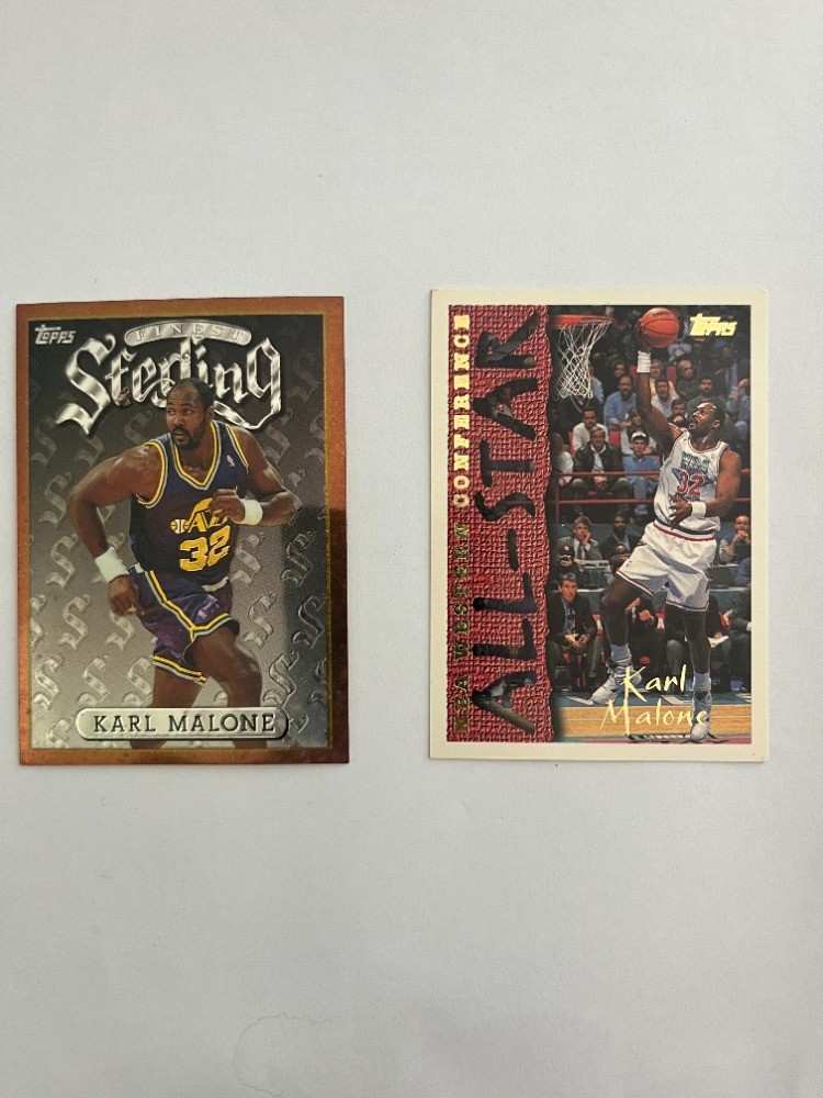 KARL MALONE CARDS x 2