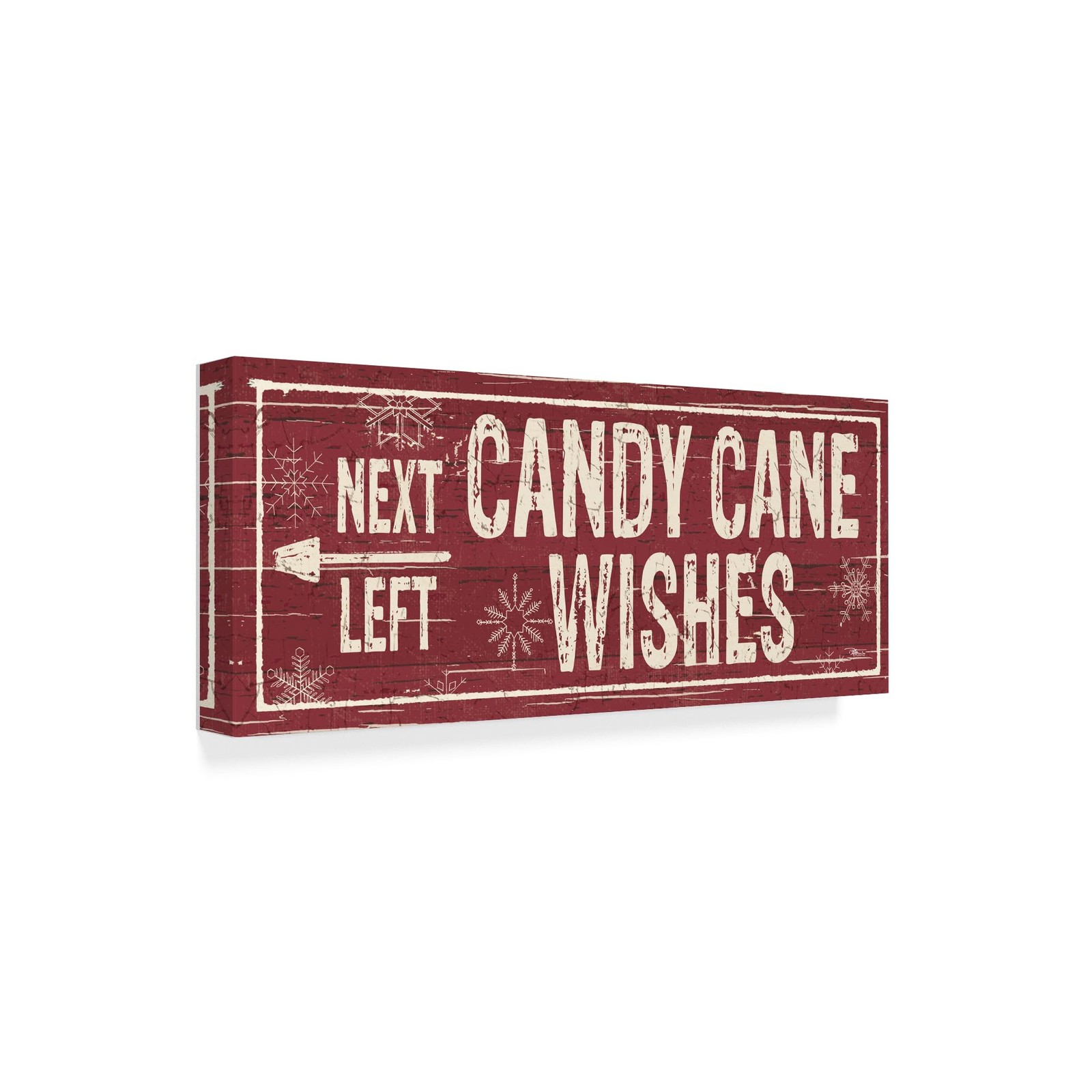 Trademark Fine Art Pela Studio 'christmas Signs VI' Canvas Art