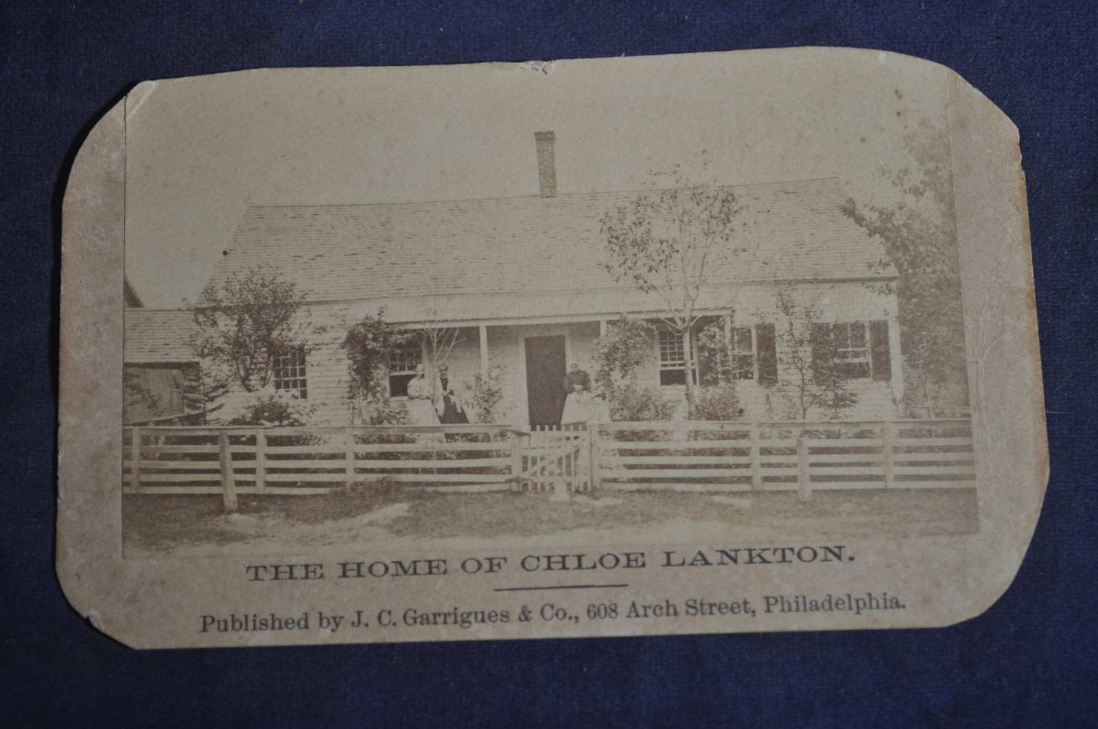 *ORIGINAL* Home of Chloe Lankton CDV Photo, New Hartford, Ct. *ORIGINAL* Home of Chloe Lankton CDV Photo, New Hartford, Ct.