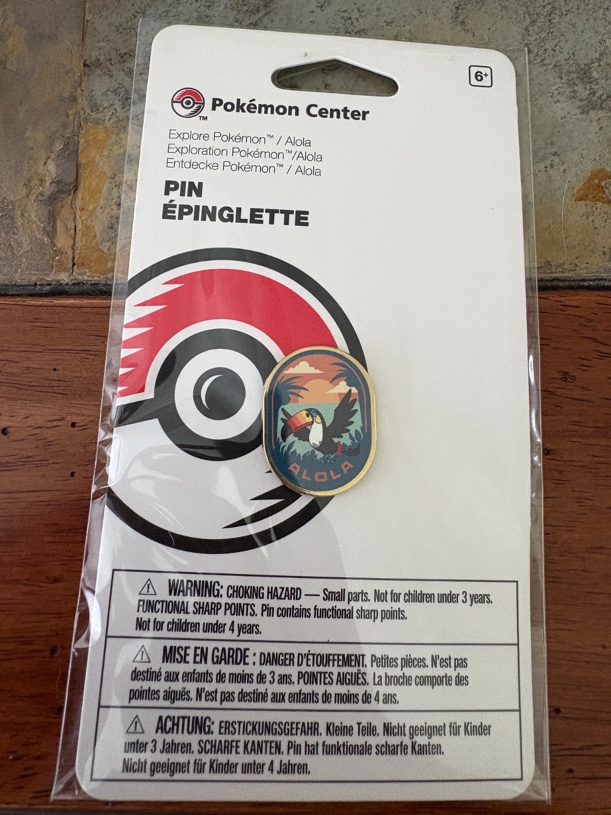 Pokemon Center Alola Explore Pokemon Pin