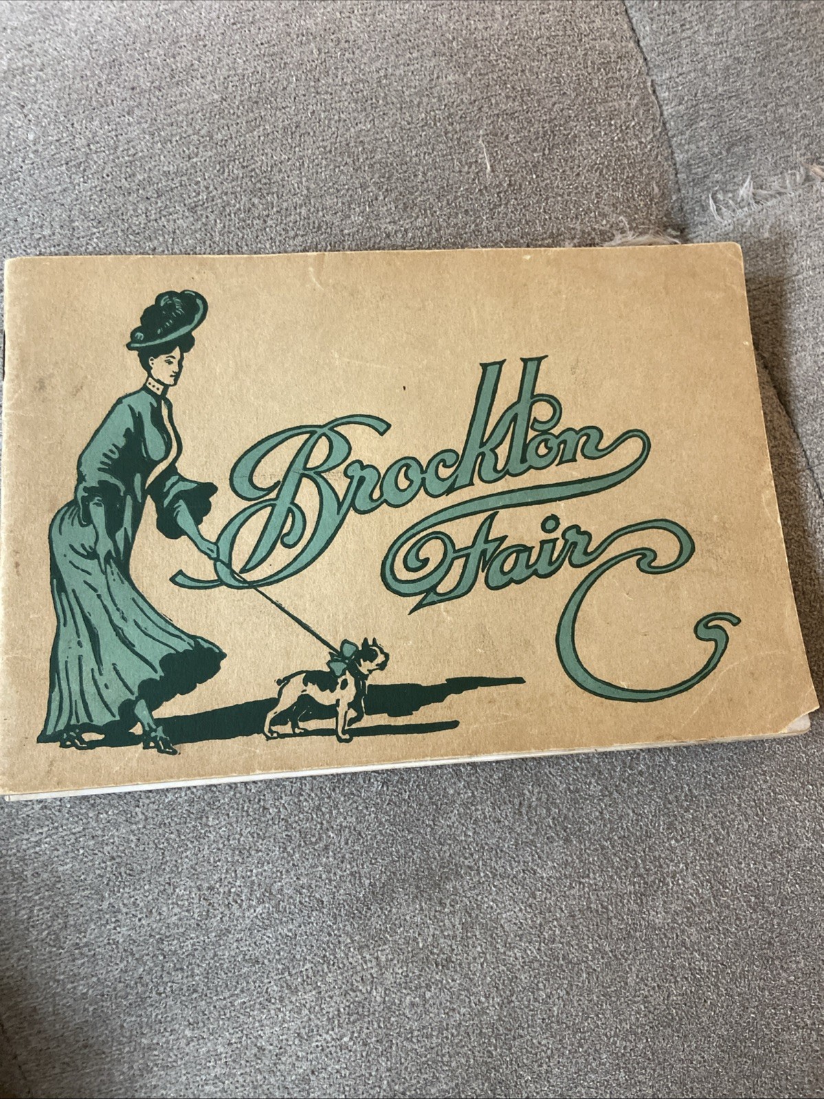 1911 Brockton Massachusetts Fair Program Book 115 Years Old RARE