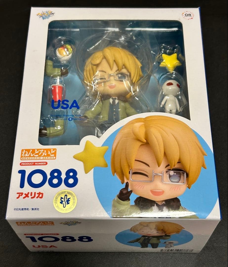 Good Smile Company Hetalia America Nendoroid 1088 Action Figure Open Box Rare