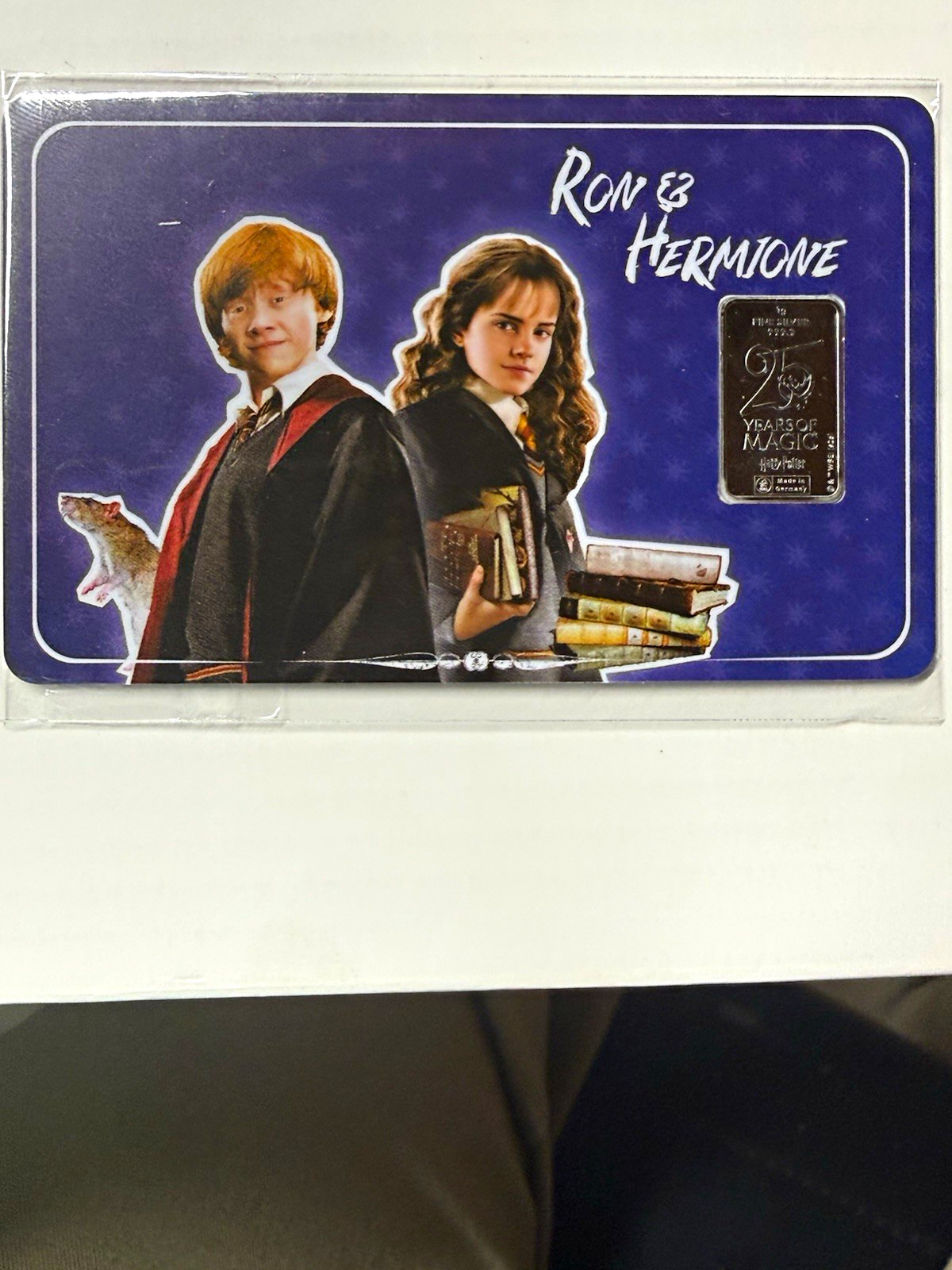 Royal Dutch Mint Harry Potter Ron & Hermione Collectible Card