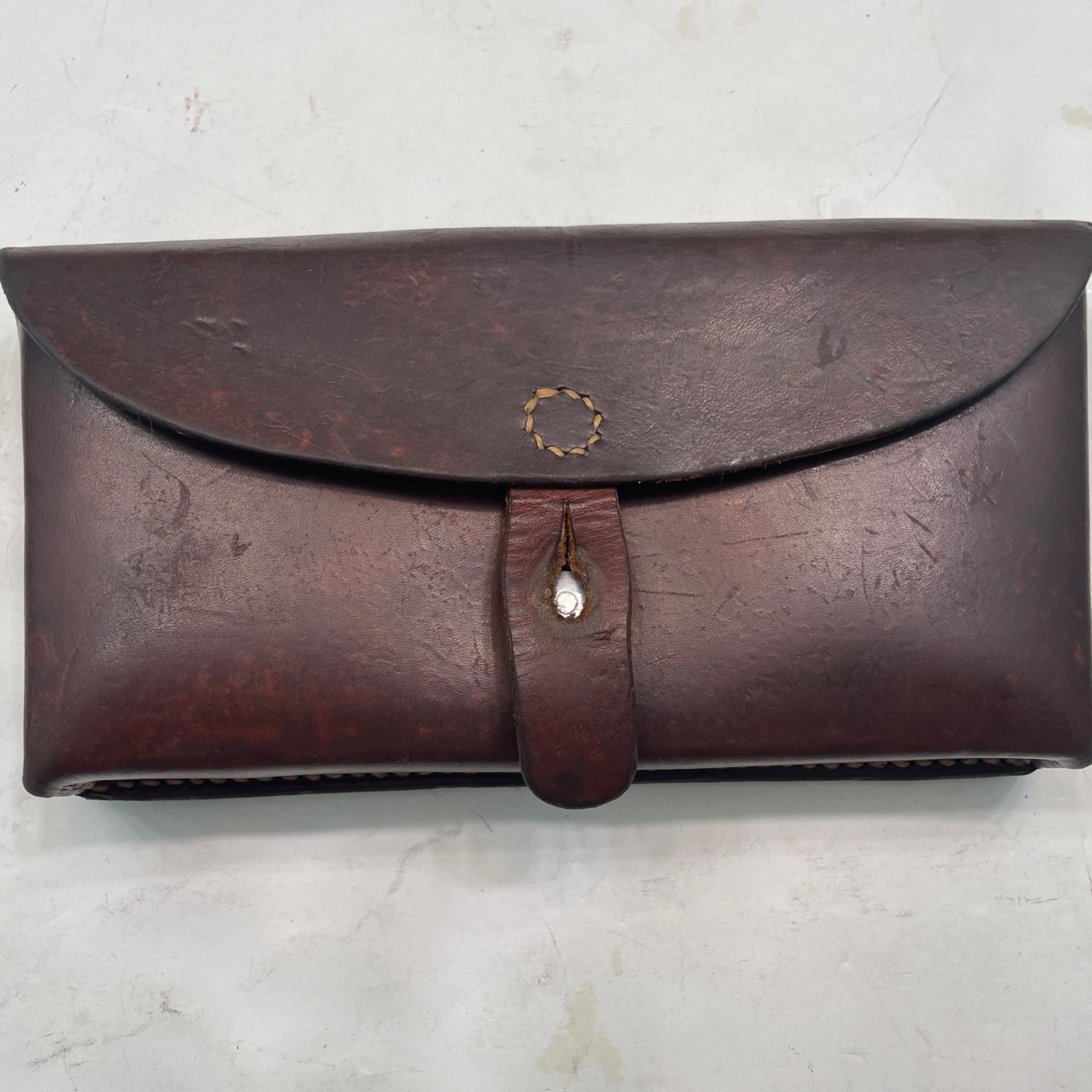 Vintage Swiss Military Leather Belt Pouch – Emrich of Bern Early 1900s - 1940s
