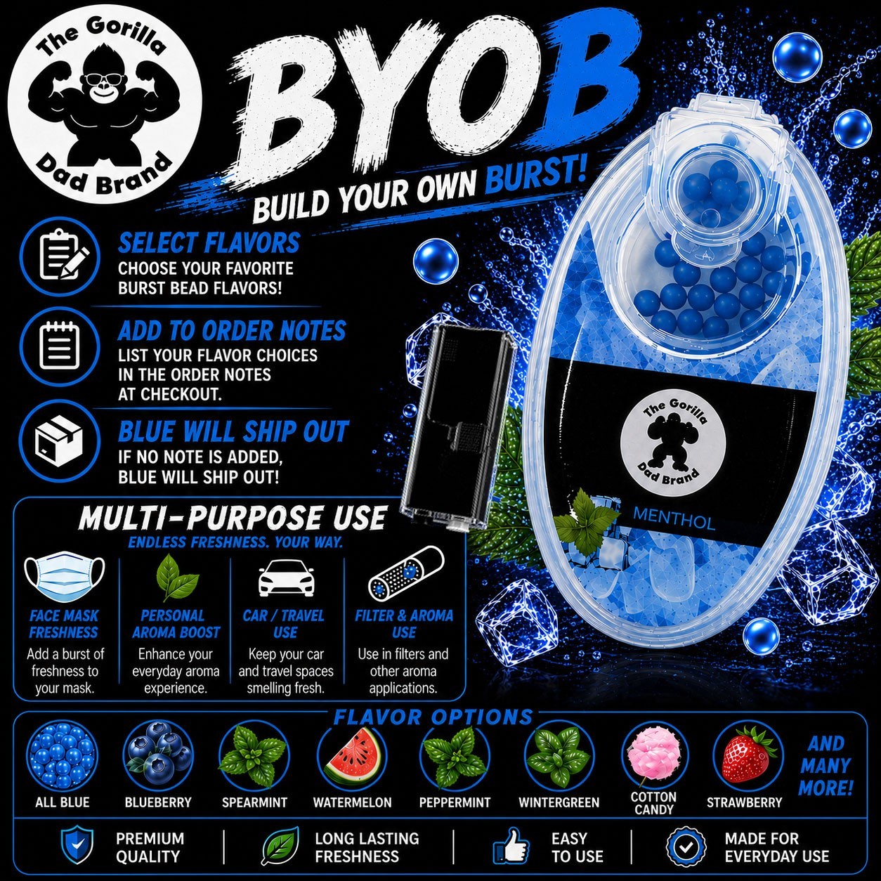 📦 Build Your Own Bundle: 1000 Count Burst Beads - 10-Pack Mix & Match DIY 📦 Build Your Own Bundle: 1000 Count Burst Beads - 10-Pack Mix & Match DIY