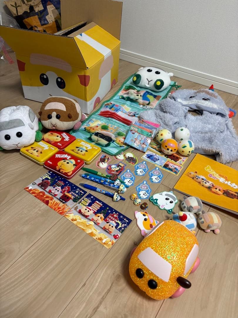 Pui Pui Molcar Goods lot set Plush Tissue case cute Collectible13+ #584