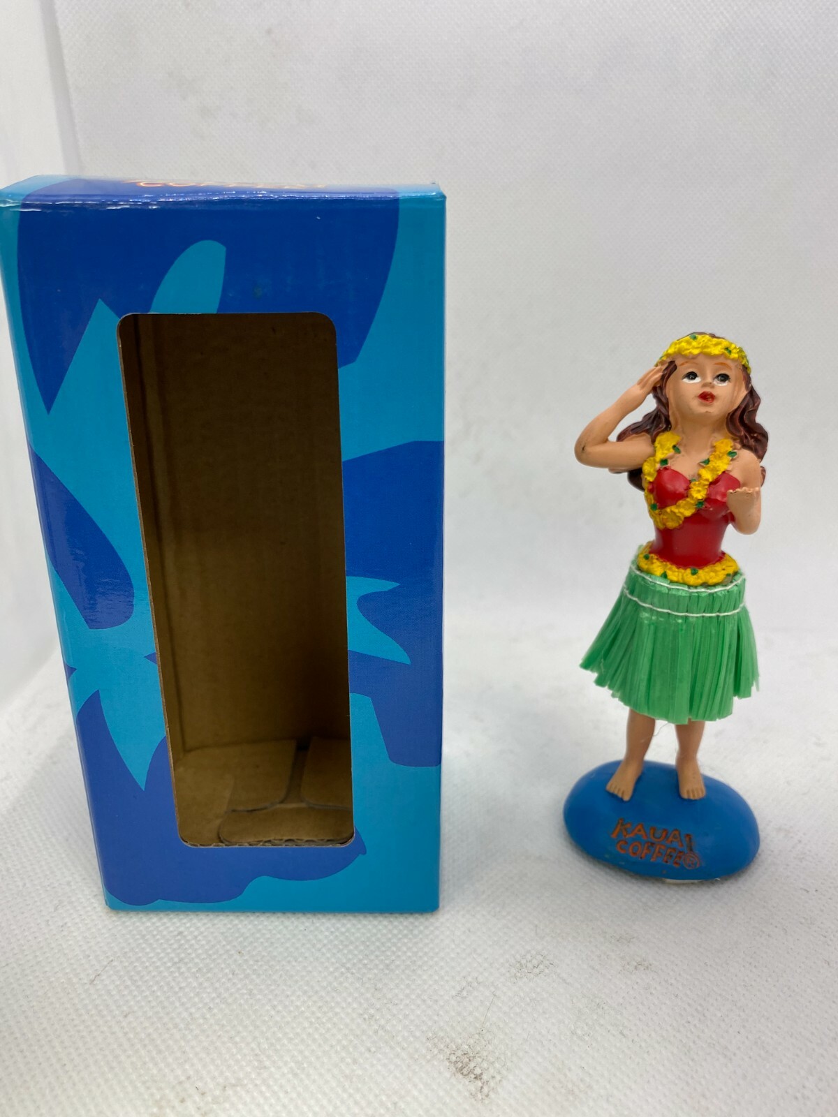KAUAI COFFEE CAR DASHBOARD HULA GIRL  NEW