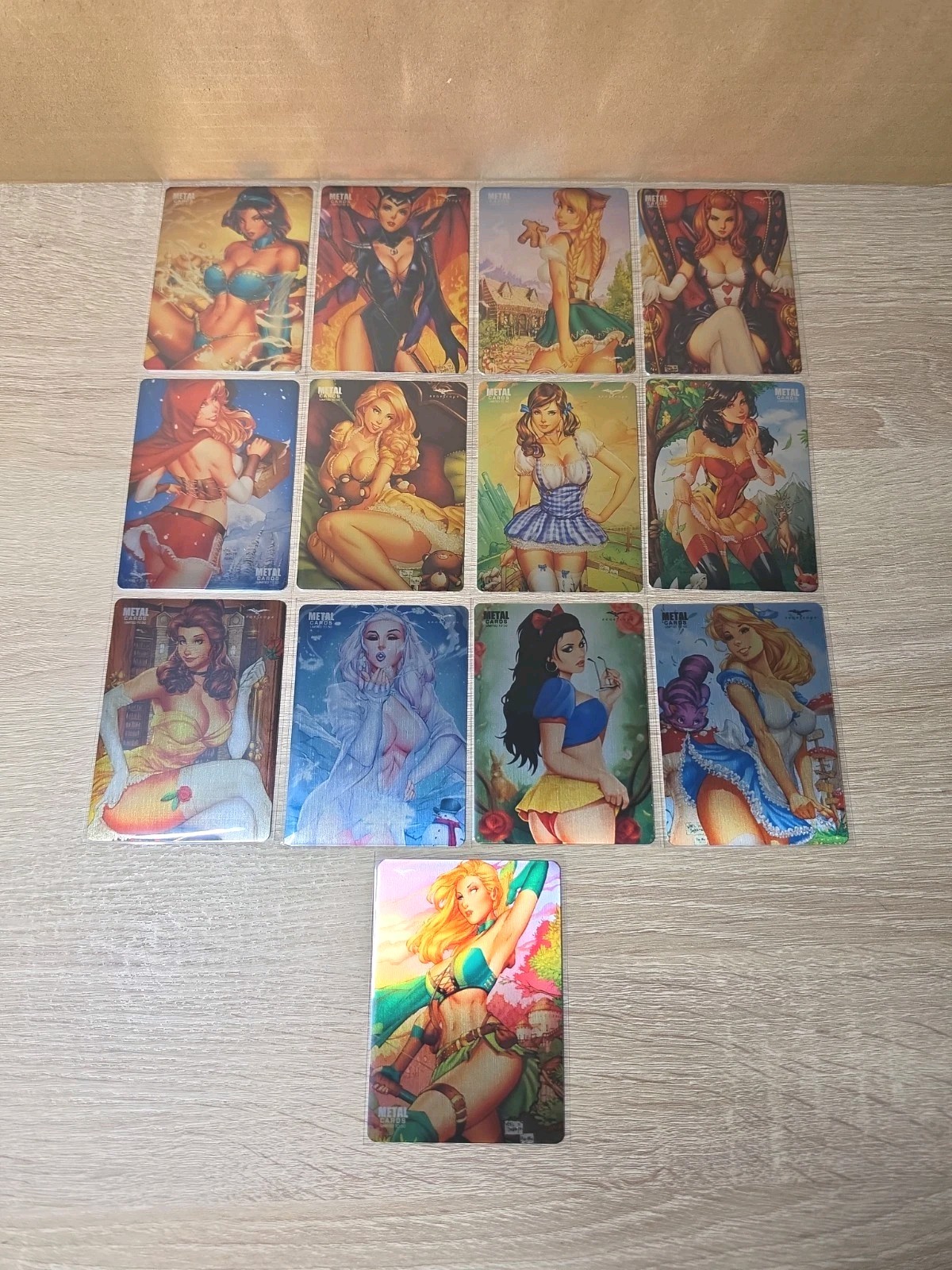 (13) RARE Zenescope *Fairy Tale* Metal Card Lot (LIMITED TO 50) . 