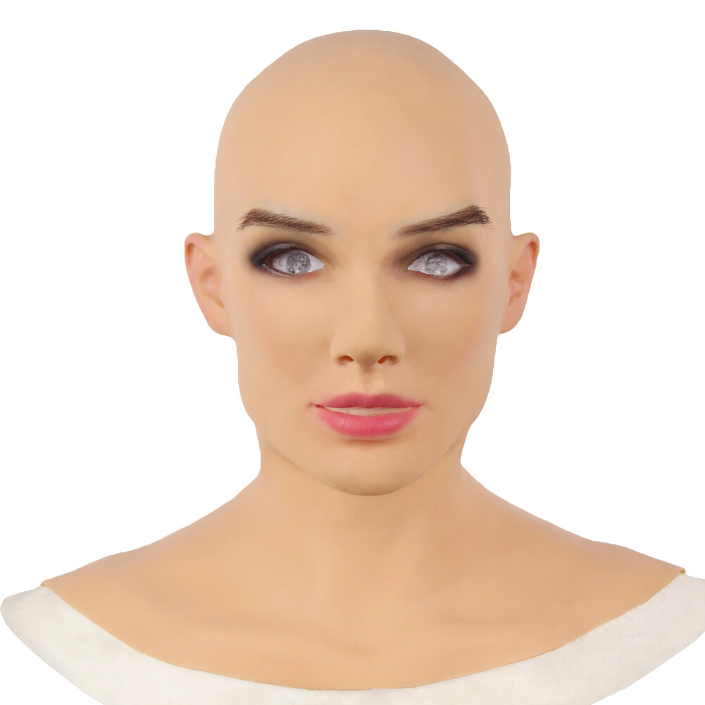 Dokier European Realistic Silicone Headwear Cosplay Crossdresser Disguise 