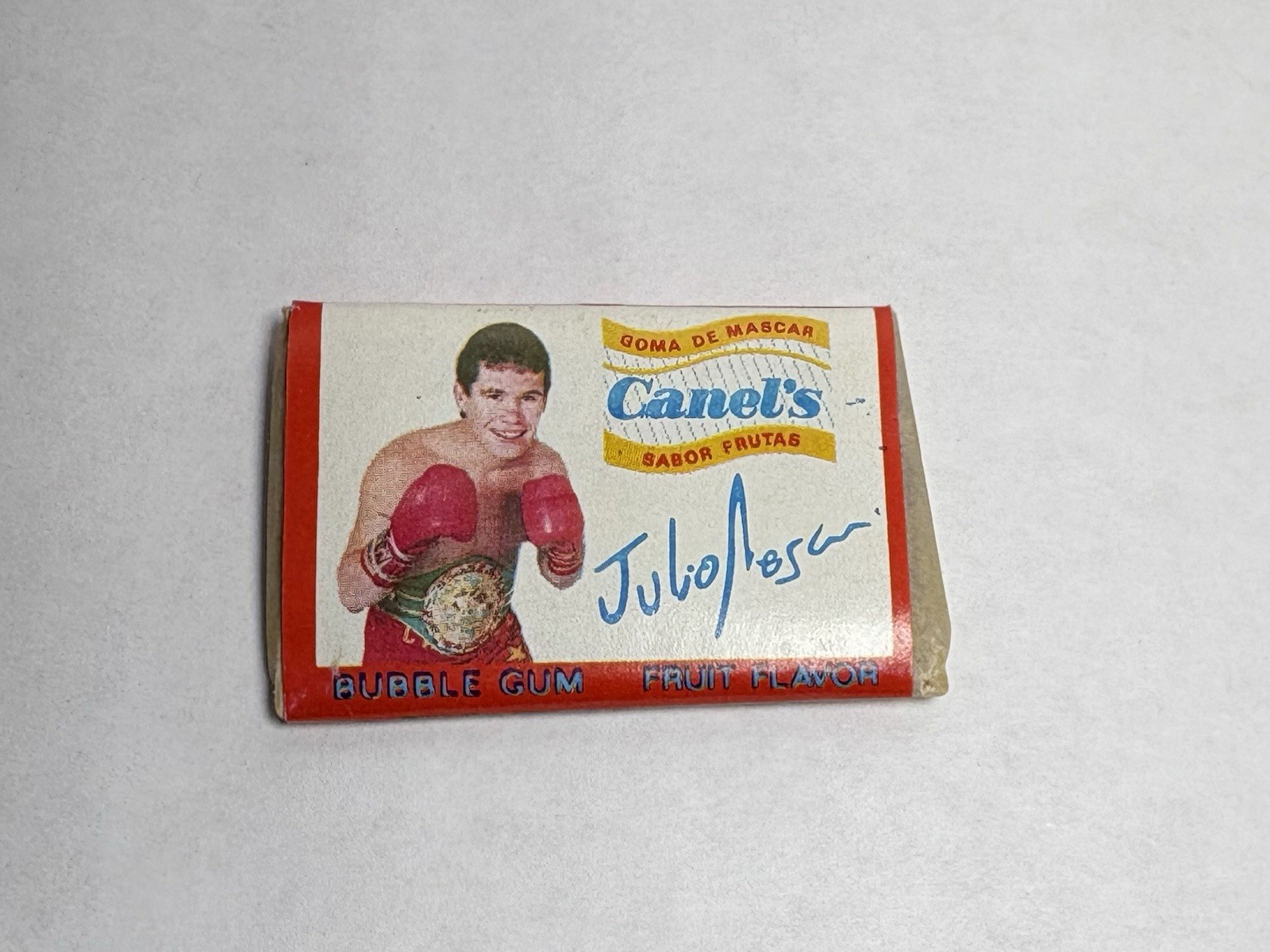 Canel’s Julio Cesar Chavez GUM 1980s Boxing Vintage NOS SIGNATURE RARE Canel’s Julio Cesar Chavez GUM 1980s Boxing Vintage NOS SIGNATURE RARE
