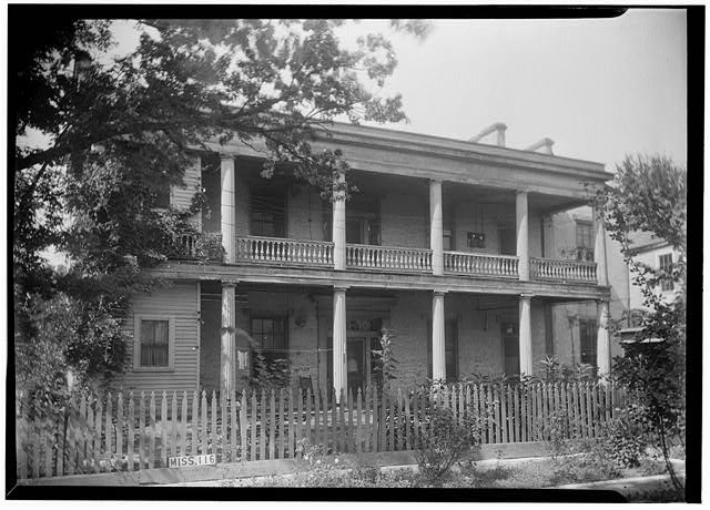 Photo:Vicksburg Mississippi Dr William T Balfour House 1936 Rear Elevation