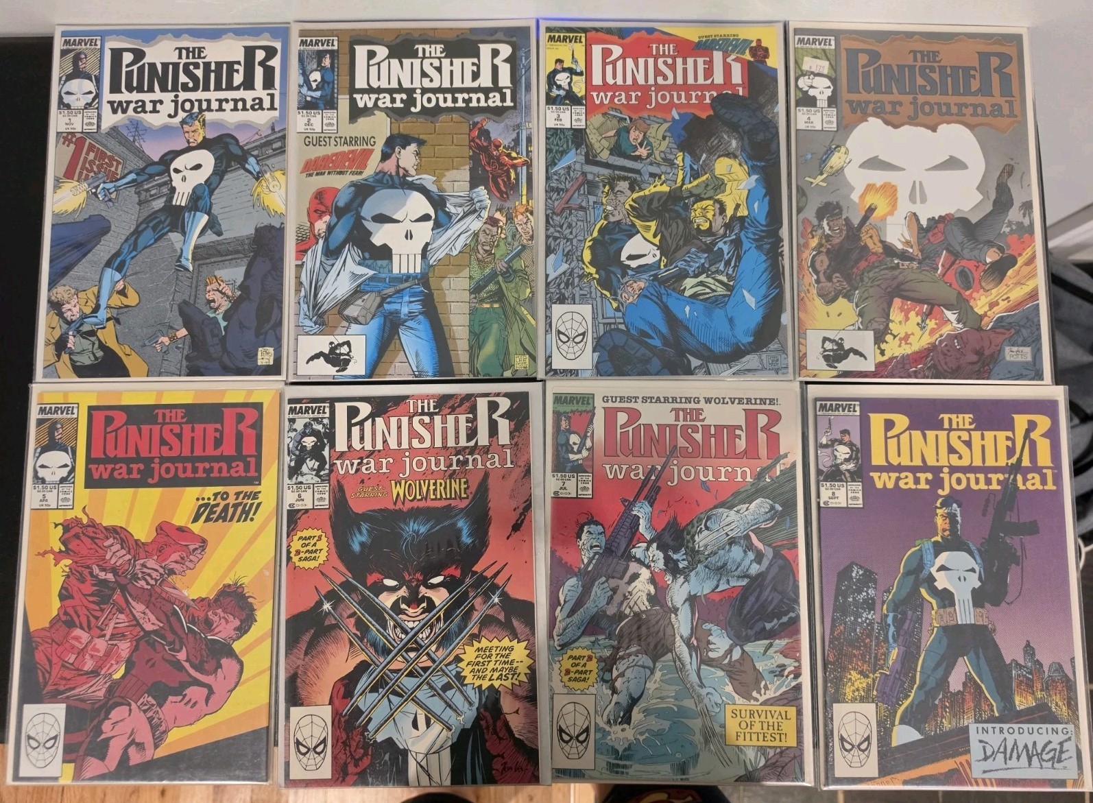 Punisher War Journal #1-43 COMPLETE CONSECUTIVE RUN Marvel 1988 Jim Lee + Extras