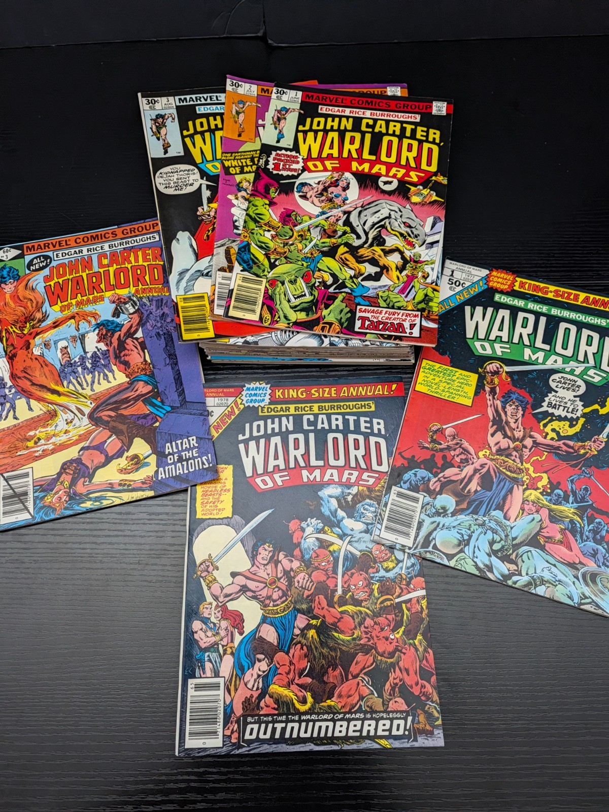 John Carter Warlord of Mars Marvel Comics Lot of 21 #1-20 + Annuals 1-3 FN/VF
