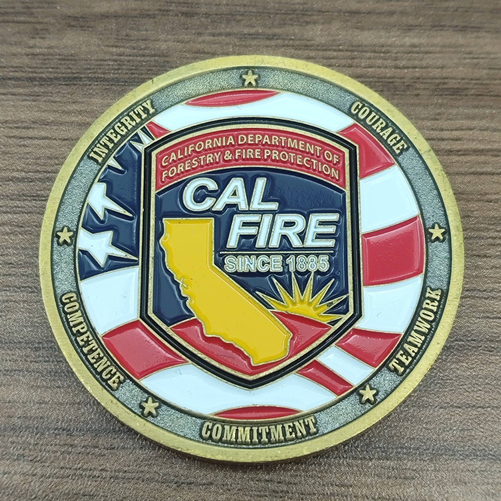 California Department of Forestry & Fire Protection Challenge Coin #2