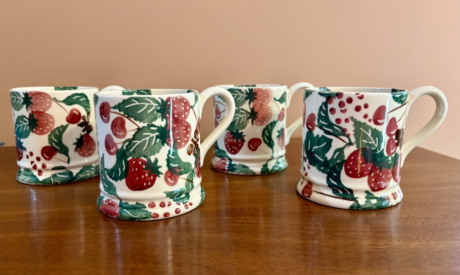 Rare VTG Early GTC Emma Bridgewater Sponge Ware Mug Summer Fruits c1990\'s - MINT Rare VTG Early GTC Emma Bridgewater Sponge Ware Mug Summer Fruits c1990\'s - MINT
