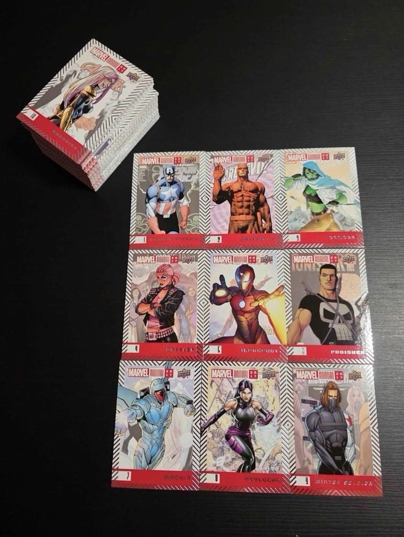 2017 MARVEL ANNUAL BASE SET 1-100 2017 MARVEL ANNUAL BASE SET 1-100