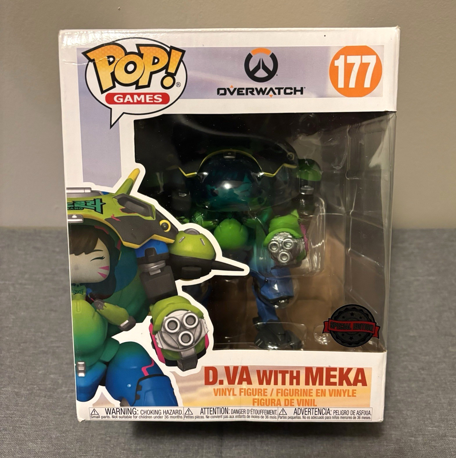 Funko Pop Vinyl Overwatch D.Va with Meka #177 Nano Cola Special Edition 6\