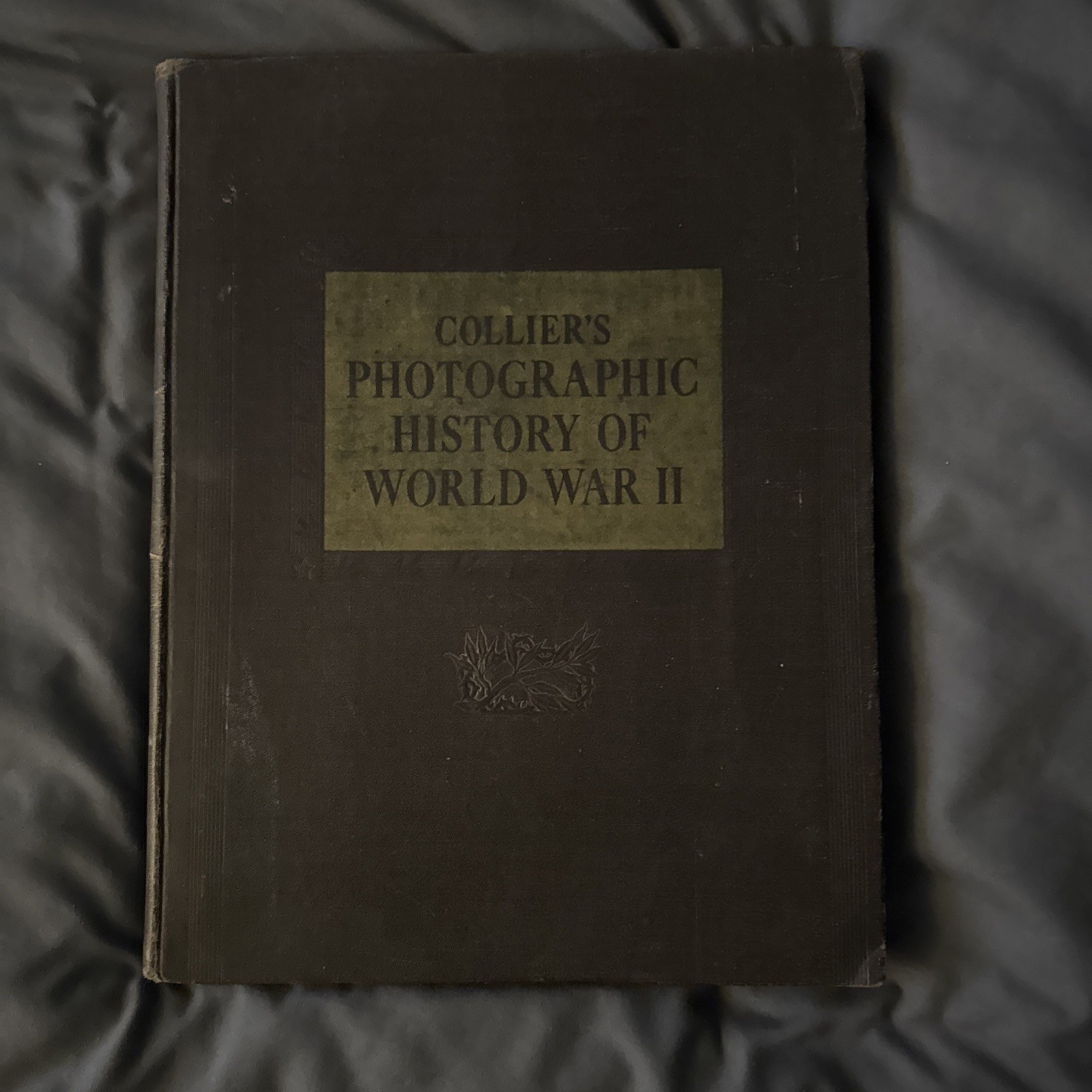 Vintage Collier's Photographic History Of World War II Large Book Vintage Collier's Photographic History Of World War II Large Book
