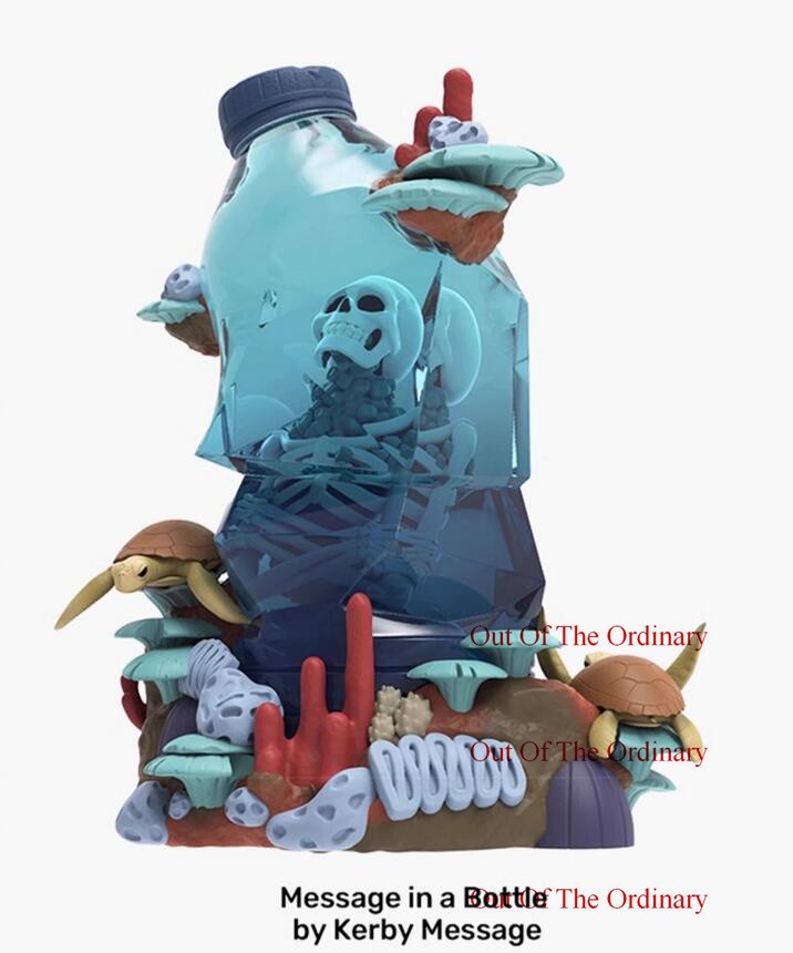 Mighty Jaxx Message In A Bottle Figure Limited Model Statue Fashion Designer Mighty Jaxx Message In A Bottle Figure Limited Model Statue Fashion Designer