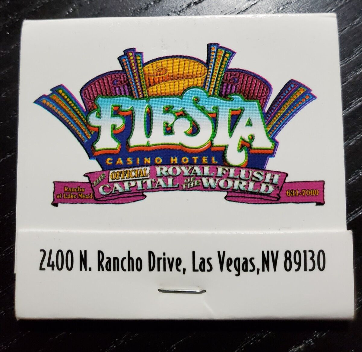 Fiesta Casino Las Vegas Royal Flush Capital Full Unstruck 30 Strike Matchbook