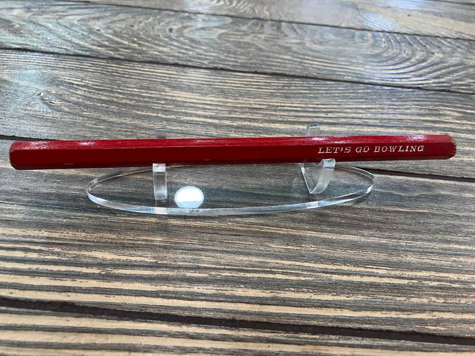 Vintage Bowling Advertising Pencil \
