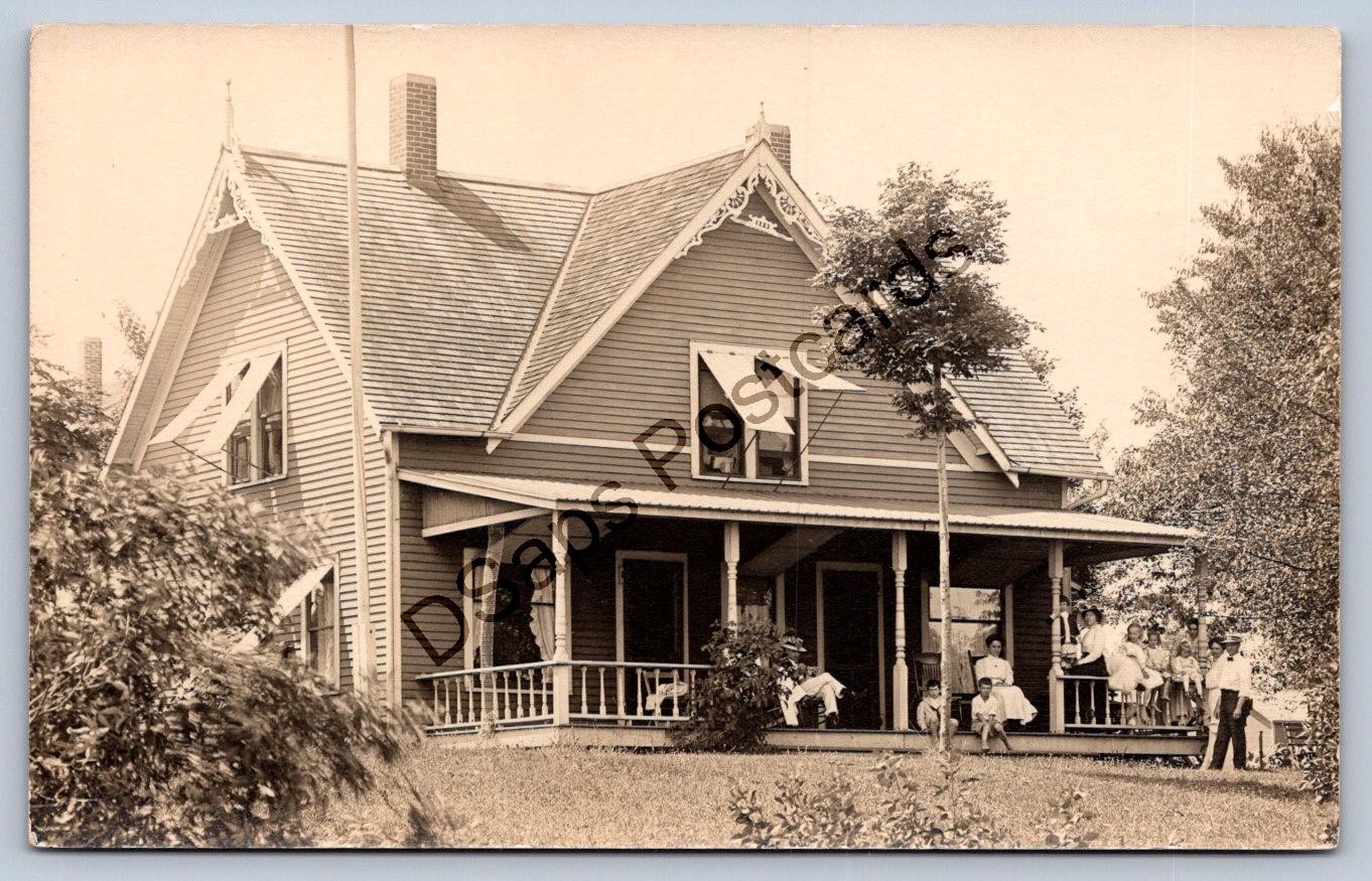 K59/ Geneva-On-The-Lake Ohio RPPC Postcard c1910s Four Gables Hotel 436