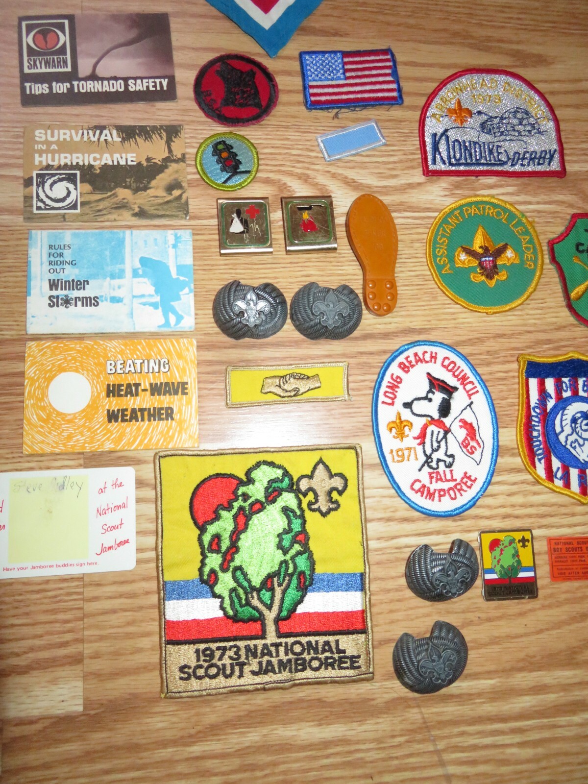 Vintage 1960’s Boy Scout Lot Also Early 1970’s BSA Vintage 1960’s Boy Scout Lot Also Early 1970’s BSA