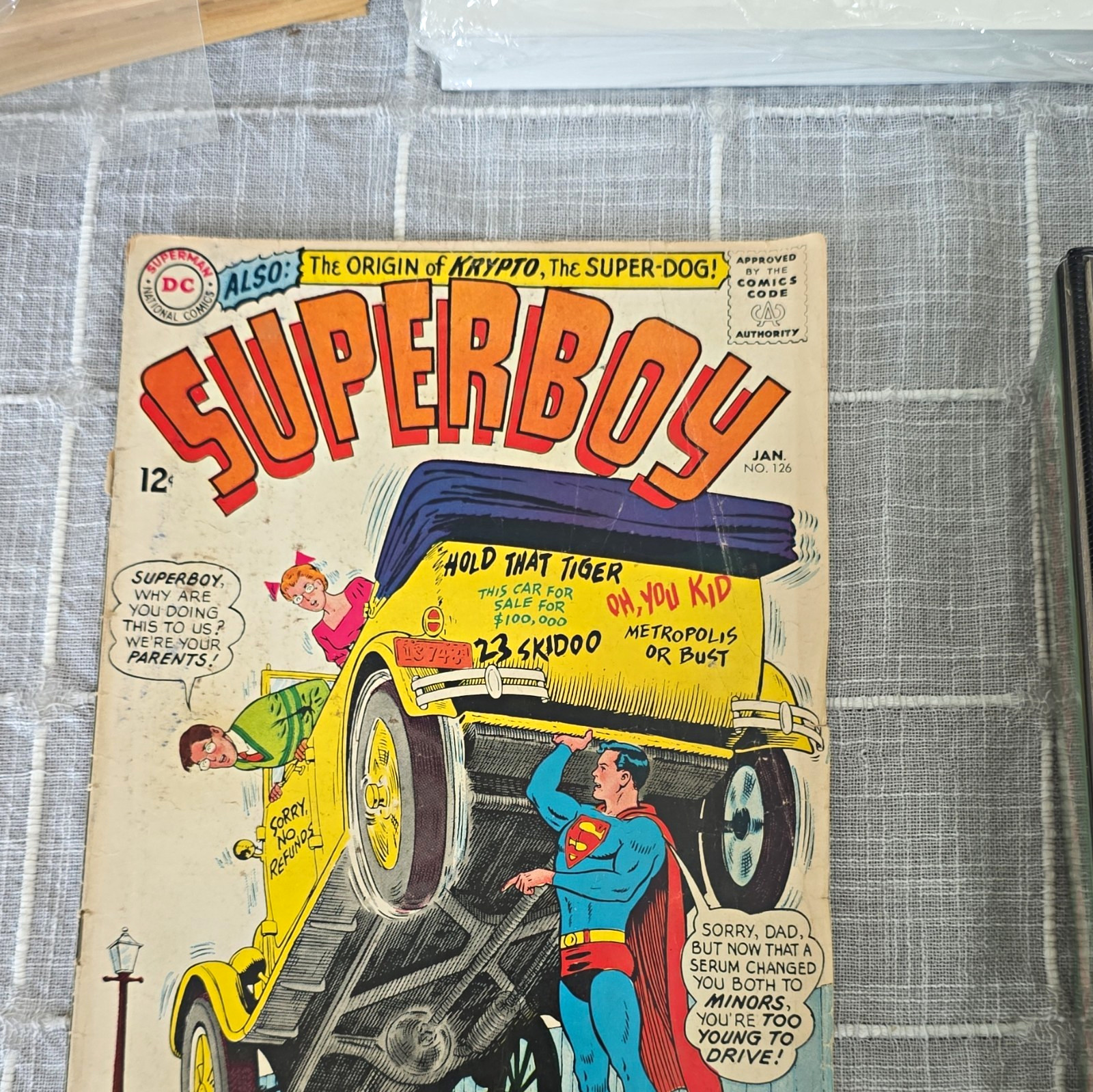 DC Comics Superboy #126 Single Issue - Superboy, Krypto Origin of Krypto DC Comics Superboy #126 Single Issue - Superboy, Krypto Origin of Krypto