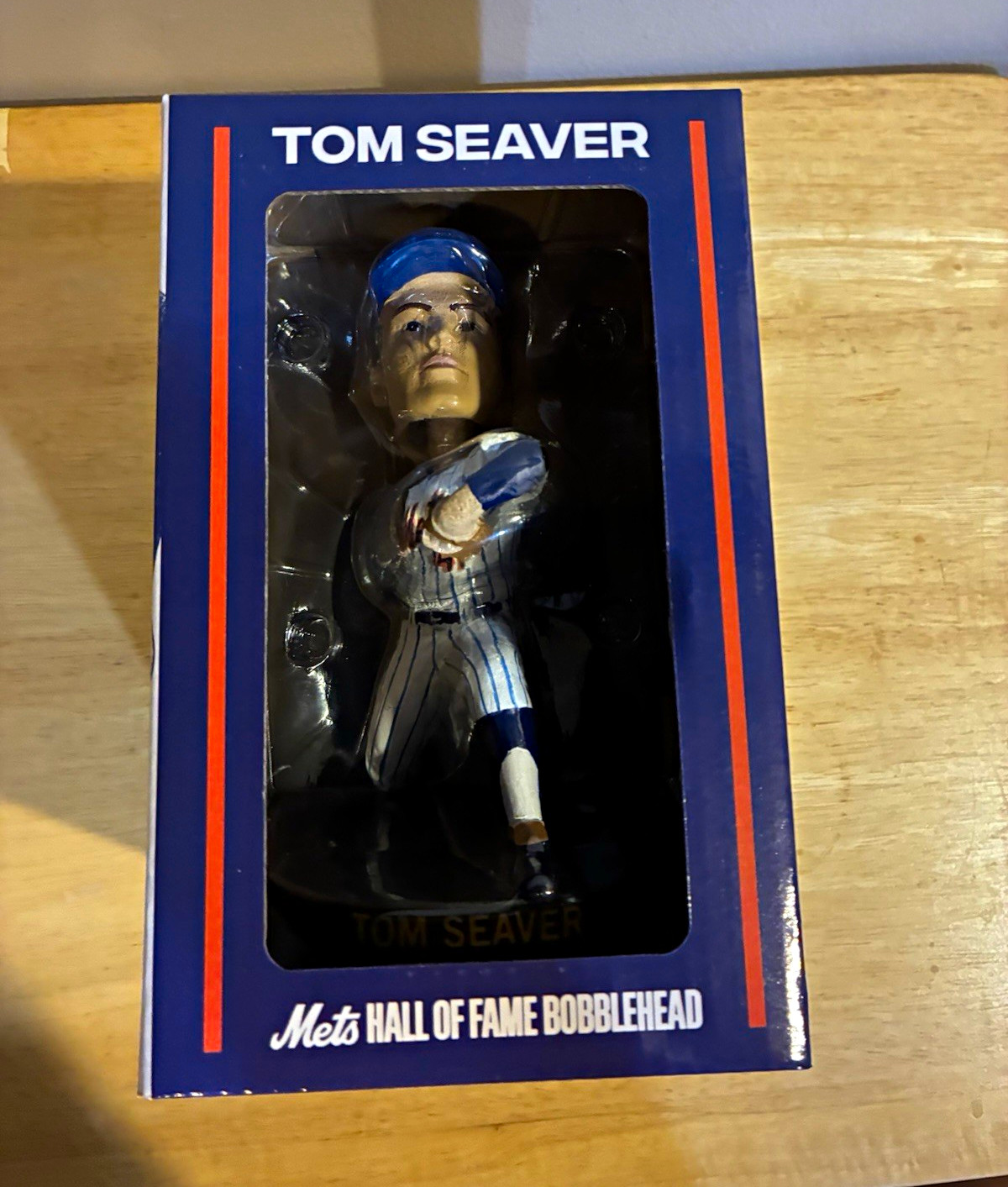 Mets Tom Seaver Hall of Fame MLB Baseball Plastic Bobblehead Figure Boxed