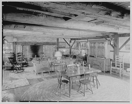 Photo:Greenwich Connecticut Samuel Pryor Residence Living Room 1900s
