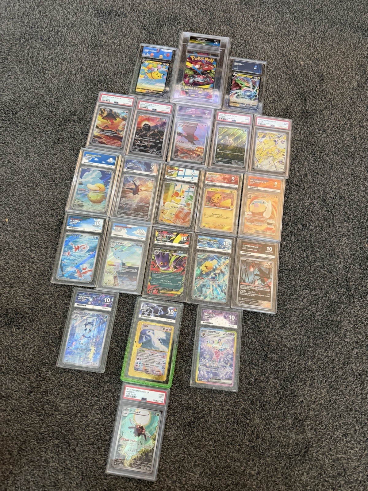 Graded Pokémon Card Joblot Including Lugia Ace 10 Graded Pokémon Card Joblot Including Lugia Ace 10