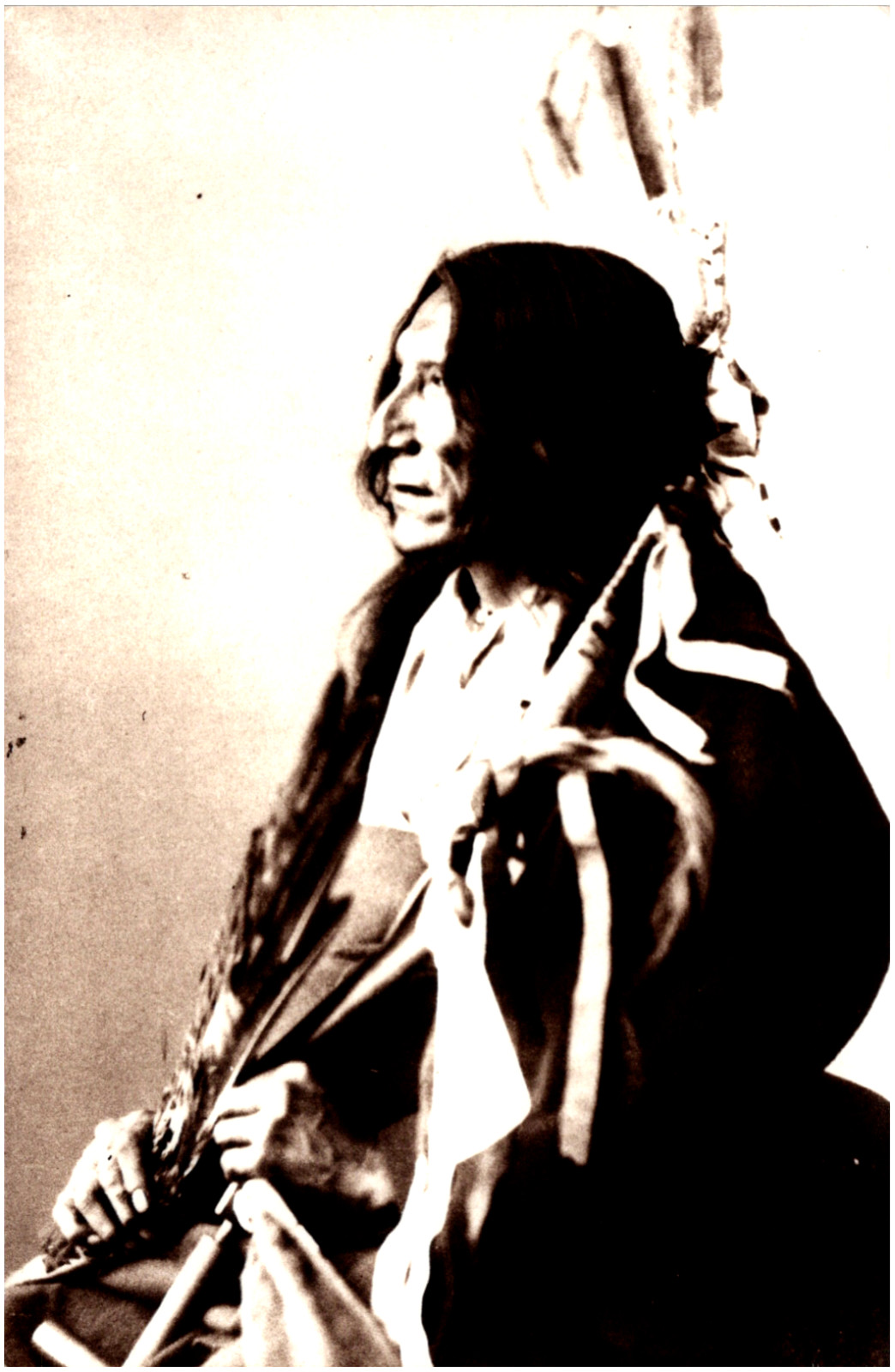 Black Eye-Ish-Tah-Sa-Pa Sans Arc Sioux Native American Indian RPPC Reprint Black Eye-Ish-Tah-Sa-Pa Sans Arc Sioux Native American Indian RPPC Reprint