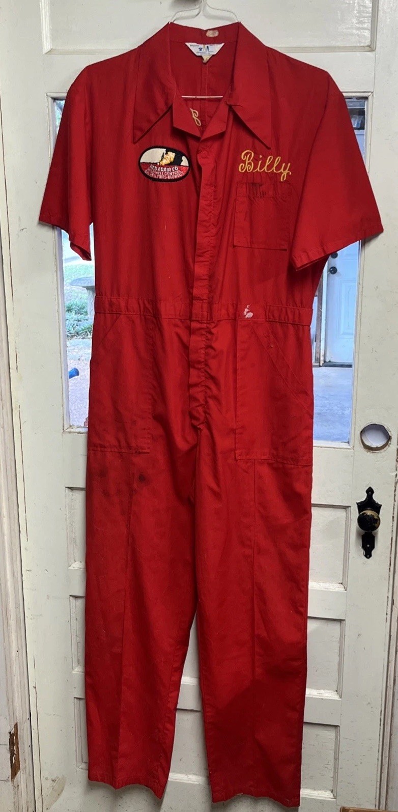 Vintage. Red Adair Co. Wild Well Control Crew Jumpsuit - Billy Dreyer 
