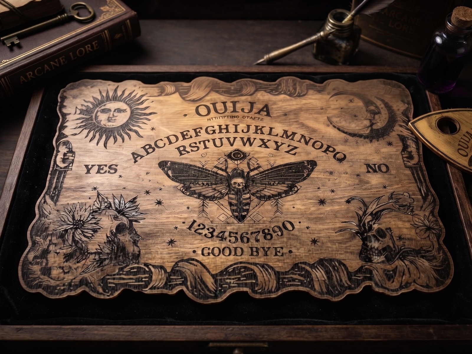 Witch Created Ouija Board Extremely Effective Connect to the Dead Haunted RARE