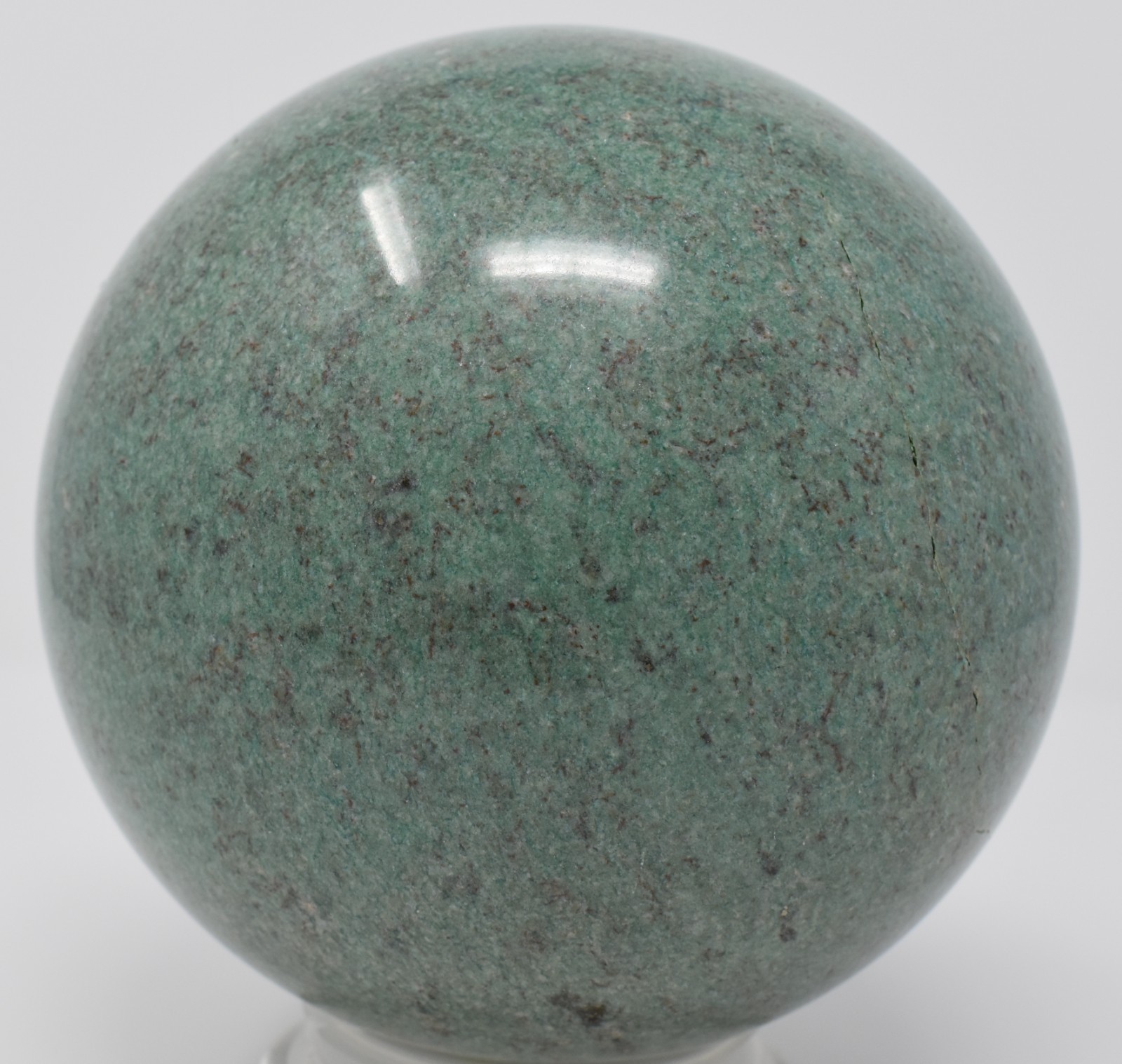 Large Green Agate Sphere 160 mm 14 lb Large Green Agate Sphere 160 mm 14 lb