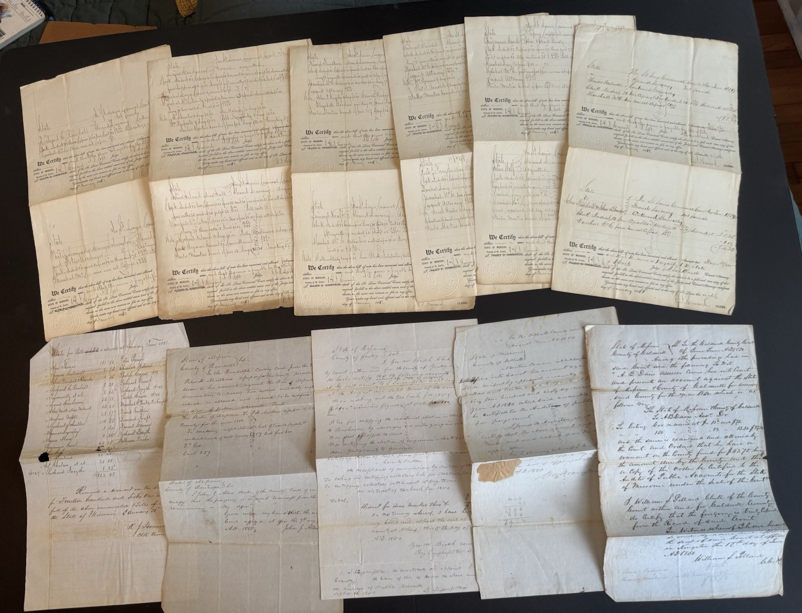 11 1850-51 Missouri CRIMINAL COURT Many named defendants Genealogy Trove docs 11 1850-51 Missouri CRIMINAL COURT Many named defendants Genealogy Trove docs