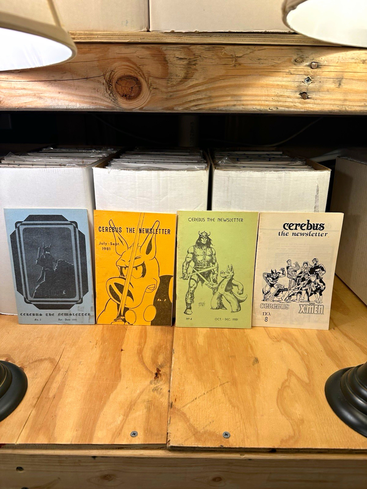 Wow 4x Cerebus the Newsletter #2,3,4,8 (1981) Aardvark-Vanaheim -Dave Sim Wow 4x Cerebus the Newsletter #2,3,4,8 (1981) Aardvark-Vanaheim -Dave Sim