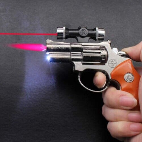 Luxury revolver Pistol Torch Lighter 