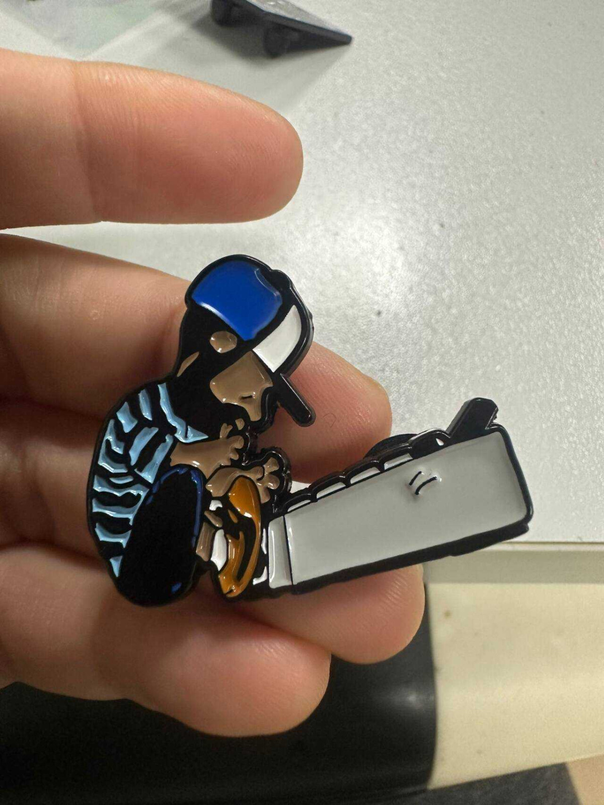 J Dilla enamel Pin Lapel - Quasimoto - MF Doom Donuts - mpc - Madlib madvillain