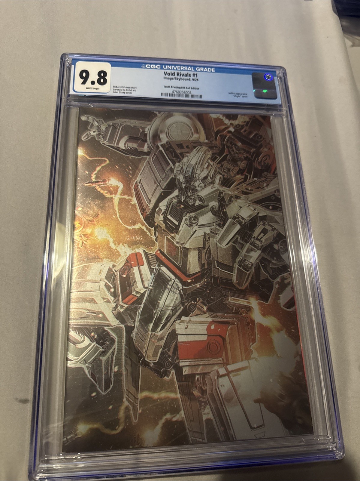 VOID RIVALS #1 CGC 9.8 JOHN GIANG VIRGIN FOIL VOID RIVALS #1 CGC 9.8 JOHN GIANG VIRGIN FOIL