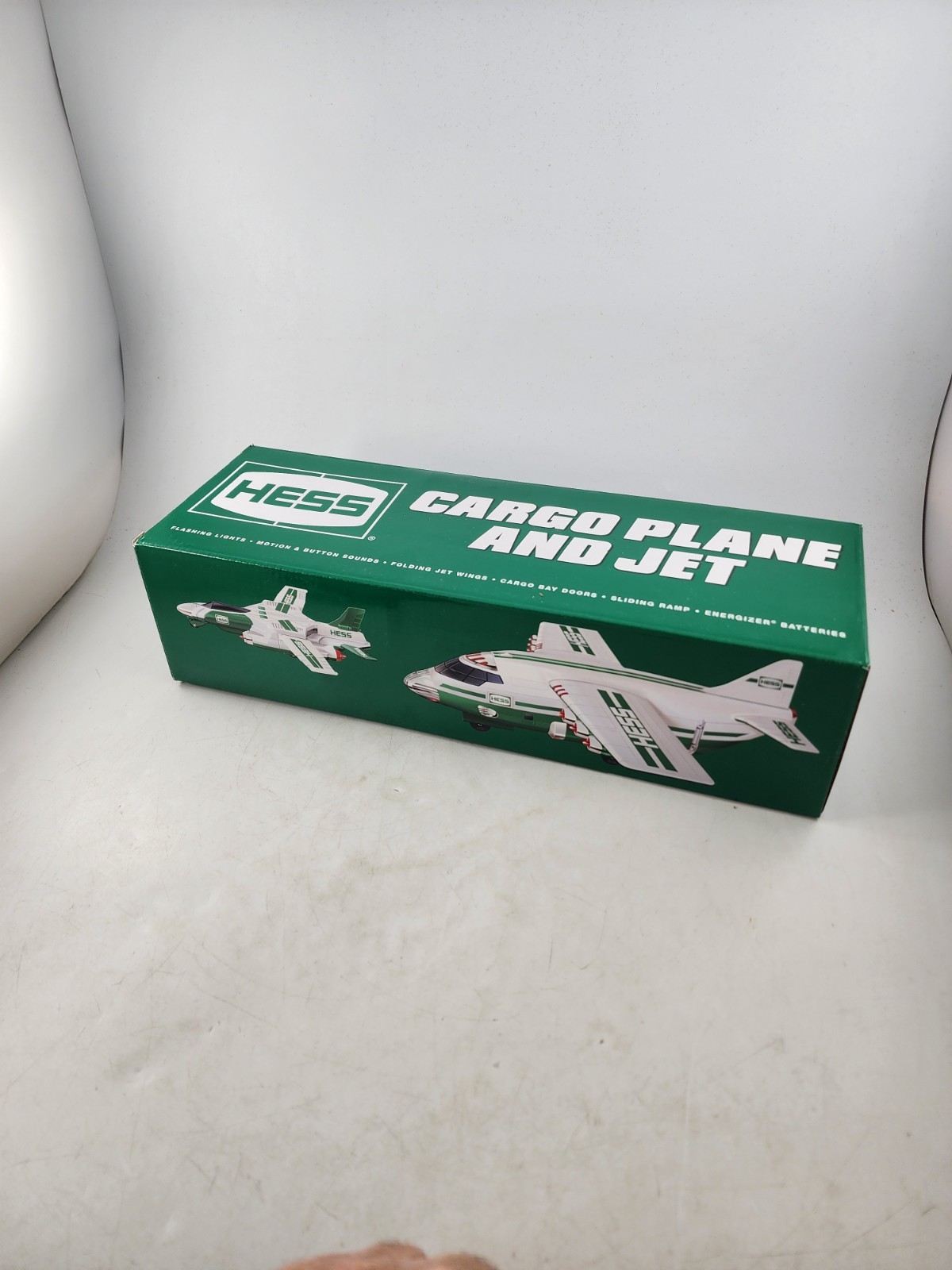 2021 Hess Toy Cargo Plane and Jet with LED Lights and Sounds Open Box New