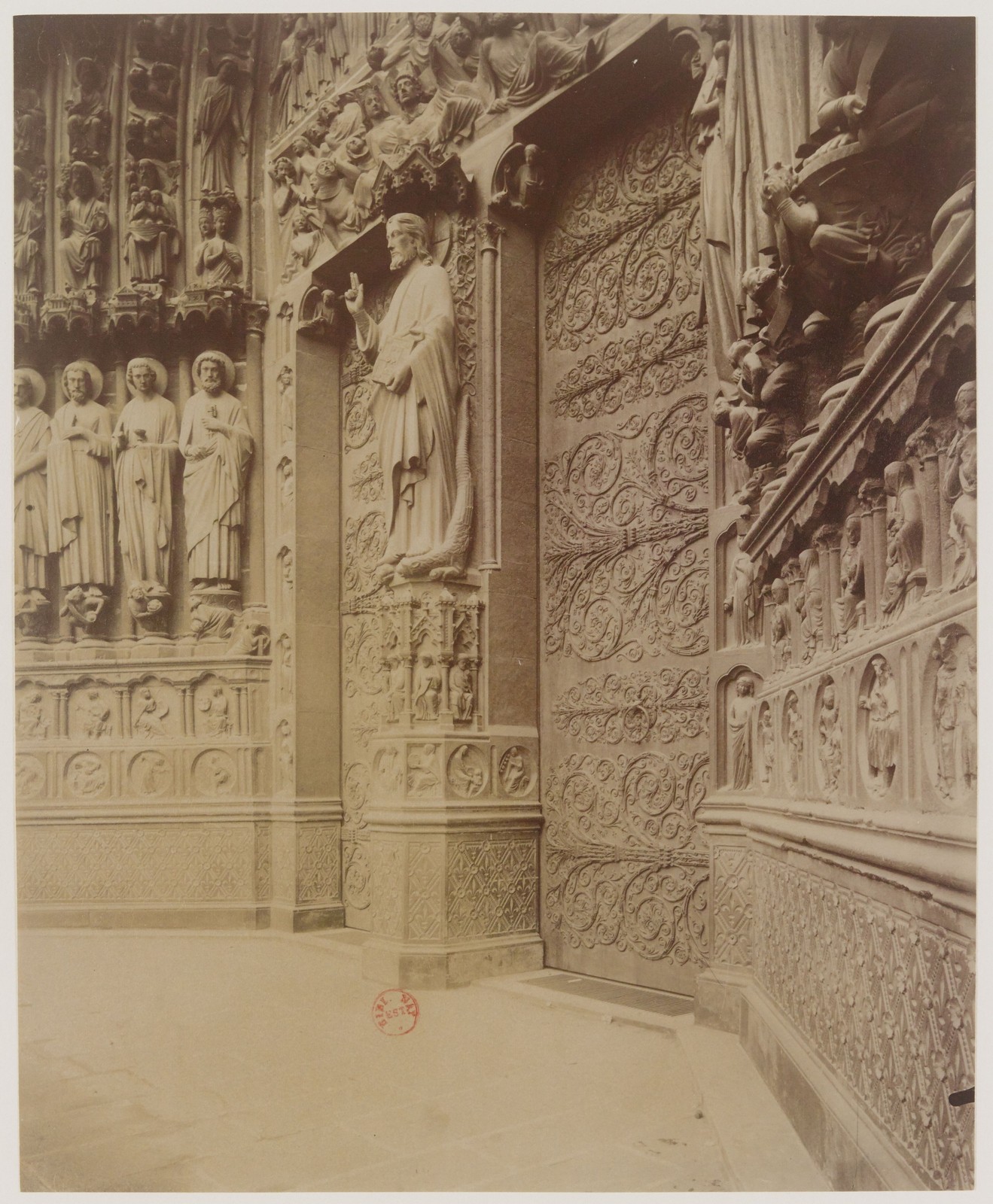 Notre Dame Cathedral Paris 1905 Vintage Architecture Photo Reprint Wall Art Notre Dame Cathedral Paris 1905 Vintage Architecture Photo Reprint Wall Art