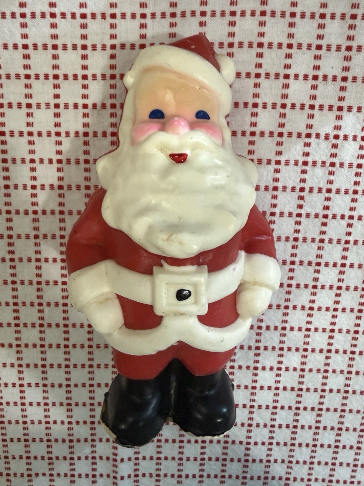 Vintage Suni Christmas Wax Candle Santa Claus Large USA Unused 8 1/2”