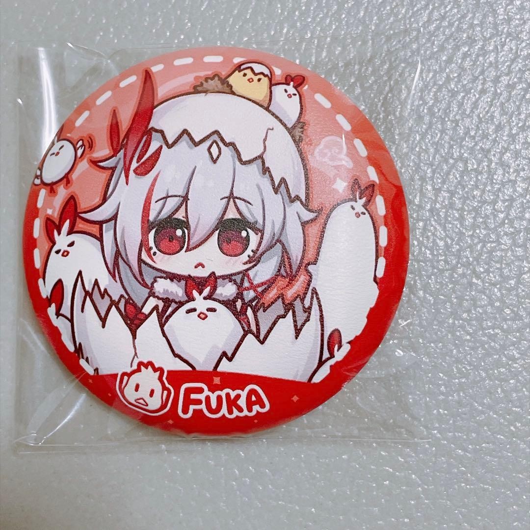 Guns GirlZ Cafe 12th PU Puni Puni Can Badge Honkai Impact 3rd Fu Hua