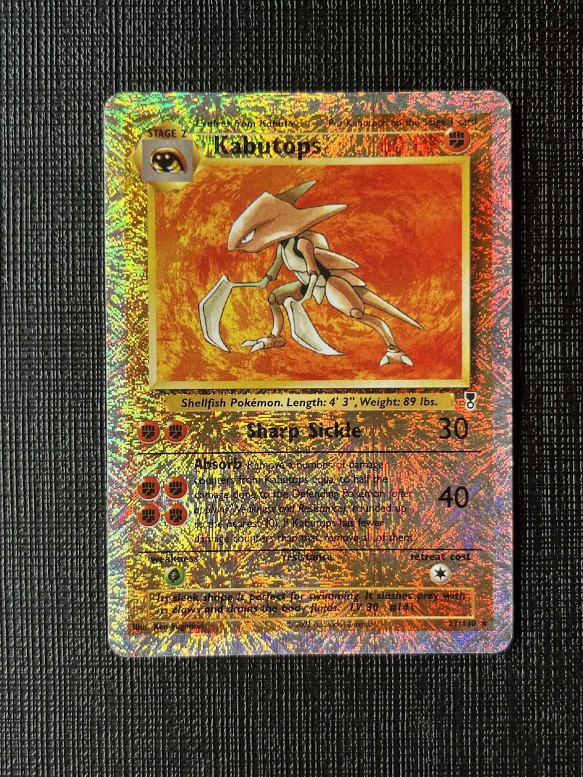 Pokemon Kabutops 27/110 Reverse Holo Legendary Collection ENG 2002
