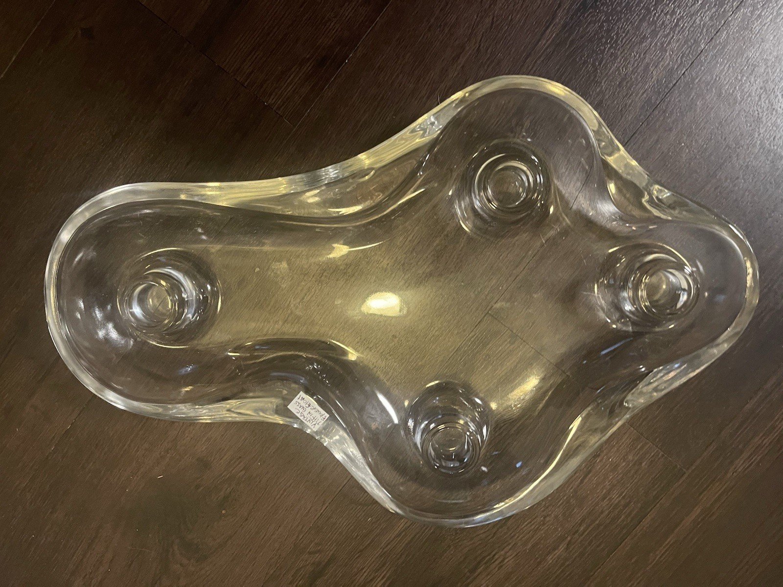 Vtg Tiffin Glass Flower Floater Candleholder Vtg Tiffin Glass Flower Floater Candleholder